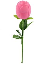 Osye Creative Rose Jewelry Gift Box Case for Rings, Earrings (Pink)