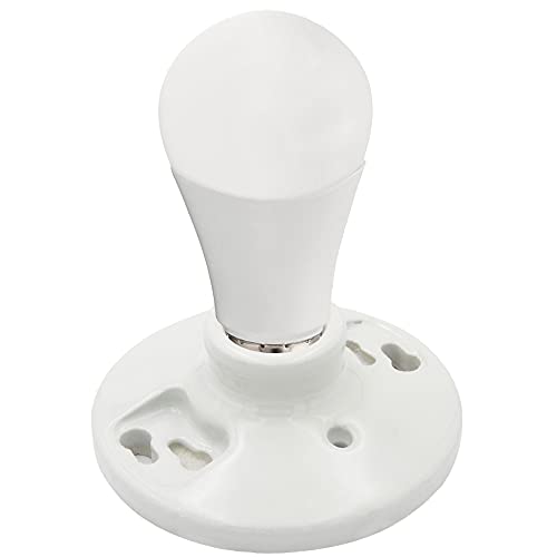 Maxxima Keyless Porcelain Lamp Holder, OnePiece Medium Base, Outlet