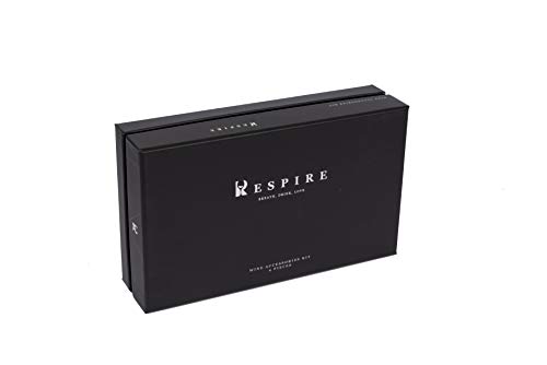 Respire Premium Air Pressure Pump Wine Bottle Opener Set, (Black)