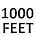 1000 Feet