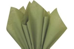 A1 BAKERY SUPPLIES Tapestry Green Tissue Paper 15x20 100 Sheets Premium Gift Wrap Paper Made in USA