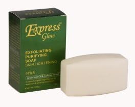 Express Glow Exfoliating Purifying Lightening Soap 7oz by Express glow