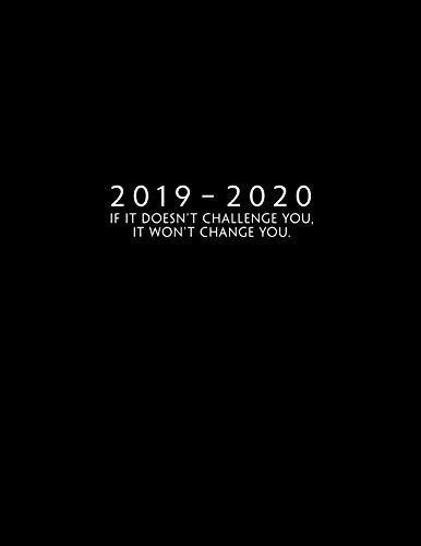 2019 - 2020: Weekly Planner Starting June 2019 - May 2020 | Week To View With Hourly Schedule | 8.5 x 11 Dated Agenda | Appointment Calendar | Organizer Book | Challenge by Golden Hour Planner