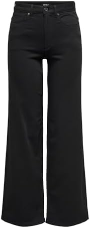 ONLY Female Jeans mit weitem Bein ONLMADISON Hohe Taille Weiter Beinschnitt Jeans
