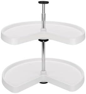 Amazon Com Kidney Shape Value Line 2 Shelf 28 Corner Lazy Susan