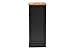 Baxton Studio Monica Kitchen Cabinet, Dark Grey/Oak Brown