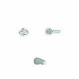 American Standard 3275.505.002 Colony Soft Double-Handle Bath/Tub Fitting with Metal Handles, Chrome