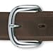 1" Nickel Plated Center Bar Buckle