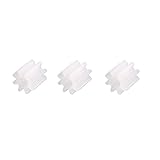 uxcell 50pcs Plastic Gears 8 Teeth Model 082A