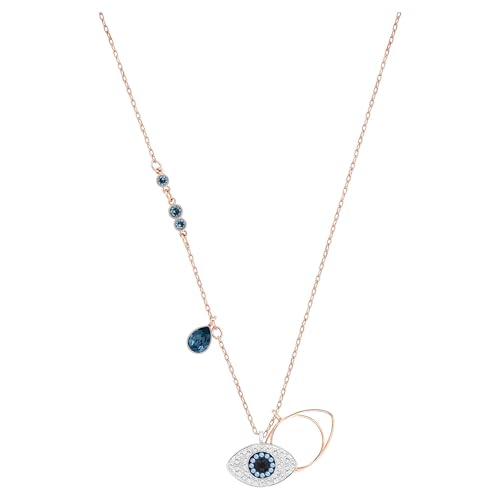 Pendente Symbolica, Evil eye, Blu, Mix di finiture