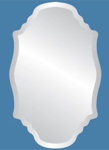 Spancraft 22" X 36" Harmony Frameless Wall Mirror