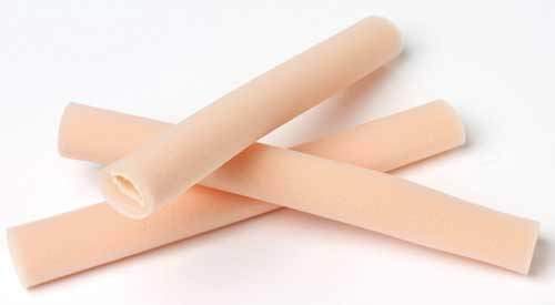 Podiatry Tubular Toe Foam x2 Tubes| 25cm Length | with or Without Overlap Protection (DX (with Overlap))