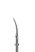 STALEKS Stainless Steel Extra Pointed Handmade Cuticle Scissors. Classic'10 3.62 Inch Scissors with Curved Blades and Blade Protector. Handmade in Europe