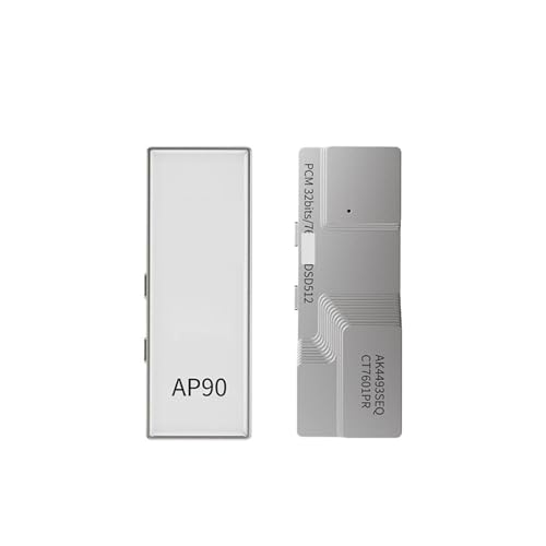 D3LX0Z1 AP90 Portable DAC Amplifier with AK4493SEQ AMP Supports 32bit DSD512 Headphone Amplifier Balanced Output(Black iOS Version)