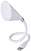 Led Lamp with Bluetooth Speaker, Desk Light with Touch Function, Flexible and Adjustable Goose-Neck, USB Powered - Works with Any USB Port - No Batteries Required