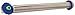 Chef O' Gadgets Stainless Steel Rolling Pin w/ 6 Adjustable Discs: French Style 17