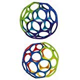 2 Pack Value Bundle, Oball Toy Ball, Multicolored