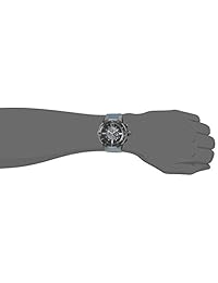 Invicta Marvel - Reloj de pulsera Thor para hombre, acero inoxidable, cuarzo, esfera negra   gris, correa de silicona