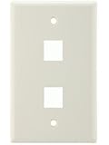 Icarus Keystone Style Wall Plate - 2 Ports