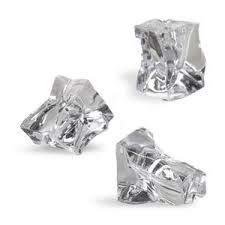 Tytroy 1 Lbs Clear Acrylic Ice Rocks Vase Filler Translucent Crystal Table Scatter Treasure Gems