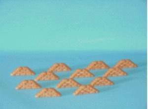 54mm Sand Bags: Stacked Pile (12pcs) by BMC