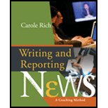 Writing and Reporting News Instructor's Manual 0495166294 Book Cover