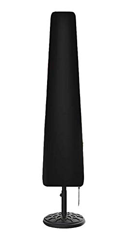 Garden Umbrella Cover UCARE Waterproof Parasol Cover Patio Banana Umbrella Cover with Zipper for 9ft-13ft Cantilever Outdoor Market Umbrellas Cover Black (78.7*11.8*19.7in)