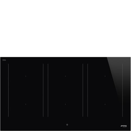 SMEG SIM3964D, Placa de induccion UNIVERSAL, Black glass