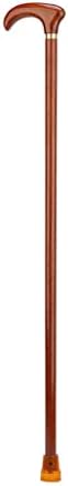 XUEPING Men's Solid Wood Walking Stick Old Man's Cane Rosewood Civilization Gentleman's Curved Handle Cane Wooden Crutch Lightweight Anti-skid Walker 90cm (color : Rosewood)