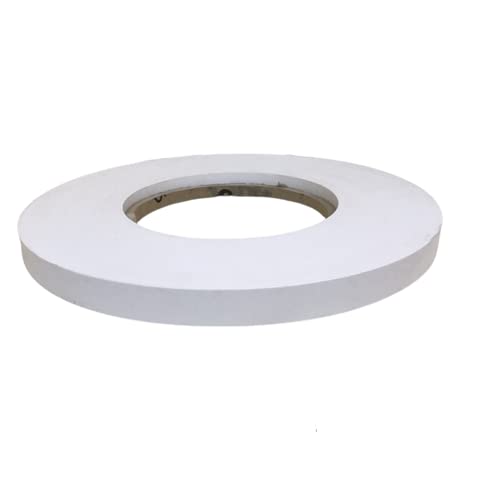 bricoleva.it Roll Board for Wood Available in more ABS Colors for Furniture 50 Linear Meters Thickness 1 mm - Non Pre-glued Edging - White Wax Height H 35 mm
