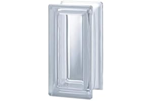 SEVES GLASS BLOCK Quality Glass Block 4 x 8 x 4 Clarity Glass Block