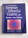 Elementary Differential Equations with Boundary Value Problems:, Trench, William, 0534360904