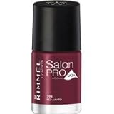 ONLY 1 IN PACK Rimmel Salon Pro Nail Polish with Lycra, 394 Red Award, 0.4 fl oz