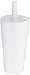 Amazon Basics Toilet Bowl Brush and Holder - Smooth White
