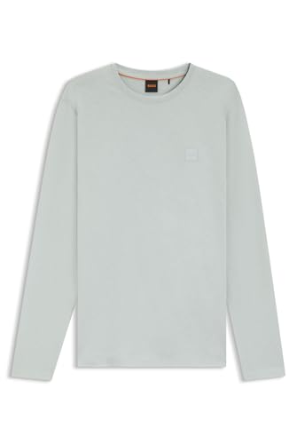 BOSS Mens T-Shirt, Silver 043, 3XL