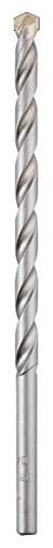 kwb Masonry Breakthrough Drill Ø 6 Mm, Length 200 Mm, With Robust Carbide Plate, Chipless formed Drill Spiral, Shot-Peened Surface and Round Shank, Complies With Iso 5468