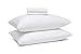CirclesHome Pillow Protectors 2 Pack Queen Zippered - 100% Cotton Breathable Pillowcases - Protects Pillows from Dirt, Dust and Debri (Queen- Set of 2 - 20x30)