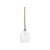American Metalcraft 3209 9" x 11" Aluminum Pizza Peel with 21 1/2" Wood Handle