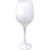 Vikko Decor White Wine Glasses: 11 Oz Fancy Stemware - Thick & Durable - Dishwasher Safe - Great For Wine Tasting - Set Of 12 Decorative Goblets