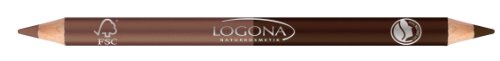 Logona Double Eyeliner Pencil, Coffee