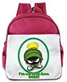 Fennessy Custom Cute The Martian Kids School Bag Backpack For 1-6 Years Old Pink