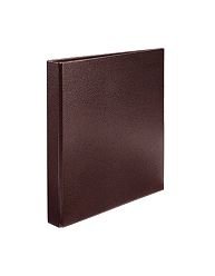 Brown Shagreen Binder 1" One-touch EZD Ring - Martha Stewart Home Office with Avery