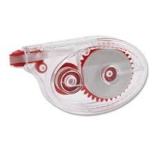 Integra 60233 Correction Tape, Side Apply, 1/5-Inch x394-Inch,10/PK,Smoke Dispenser