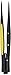 General Tools 70401 Lighted Tweezers with Smooth Point Tip