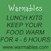 Warmables Kids Lunch Kit keeps food warm like a thermos (cool aqua)