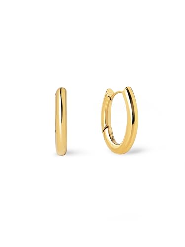 - Orecchini Samba. Acciaio con Placcatura Oro 18Kt. Chiusura Click/Congo. Gioielli da Donna