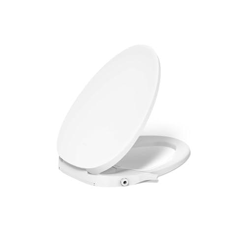 KOHLER PureWash M300 Manual Elongated Bidet Toilet Seat, White Handle, Quiet-Close Lid Prevents Slamming, Toilet Bidet, Easy Installation with Quick-Release Hinges, Self-Cleaning Wand
