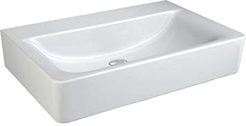 Ideal Standard Connect/Contour Waschtisch E810501, weiß, B: 650, T: 460, ohne Hahnloch, ohne Überlauf