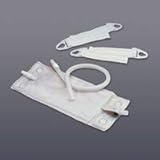 Latex Free Urinary Leg Bag Kit-Contains 1 Large Leg Bag 32 oz. (900ml), Leg Straps, 1 Extension Tube, 18