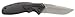 CRKT Shenanigan Z EDC Folding Knife: Utility Everyday Carry, Bead Blast Blade, Flipper Open, Liner Lock, Textured Black Nylon Frame Handle, Pocket Clip K480KKP